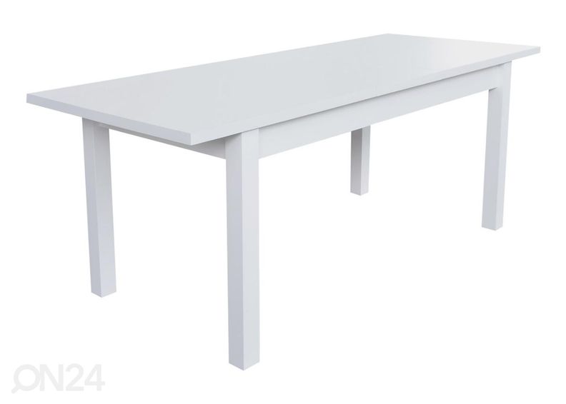 Pikendatav söögilaud 80x160-200 cm + 6 tooli suurendatud