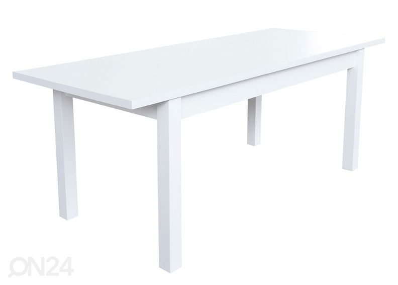 Pikendatav söögilaud 80x160-200 cm + 6 tooli suurendatud