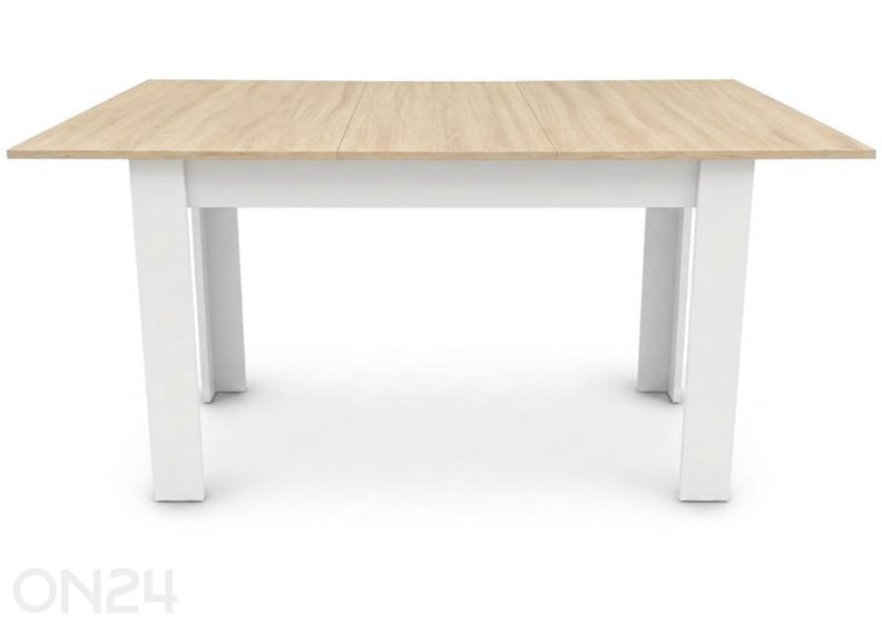 Pikendatav söögilaud 80x160 cm suurendatud