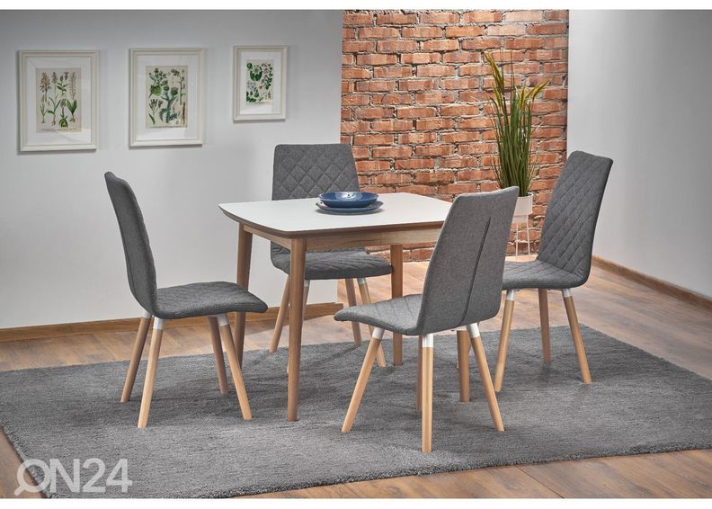 Pikendatav söögilaud 90/190x80 cm suurendatud