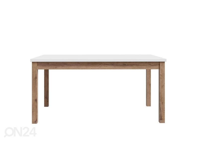 Pikendatav söögilaud 90x160/207 cm suurendatud