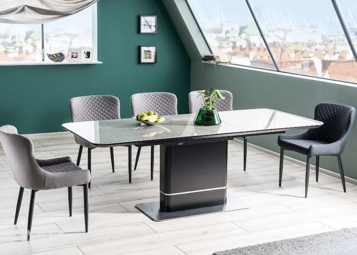 Pikendatav söögilaud 90x160-210 cm suurendatud