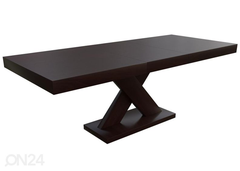 Pikendatav söögilaud 90x160-210 cm + 6 tooli suurendatud