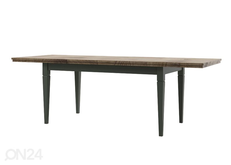 Pikendatav söögilaud 90x160-240 cm suurendatud