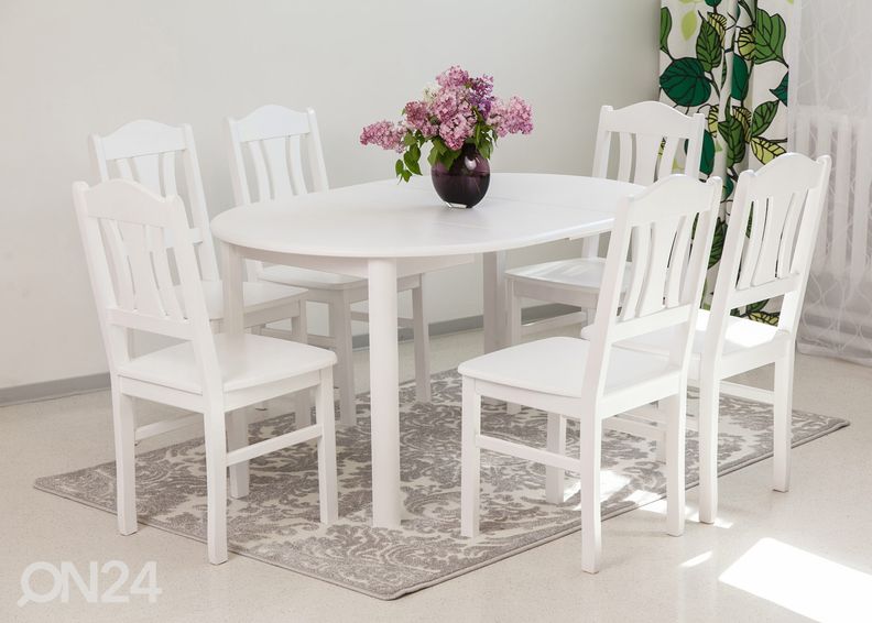 Pikendatav söögilaud Ada2 100x100-178 cm suurendatud