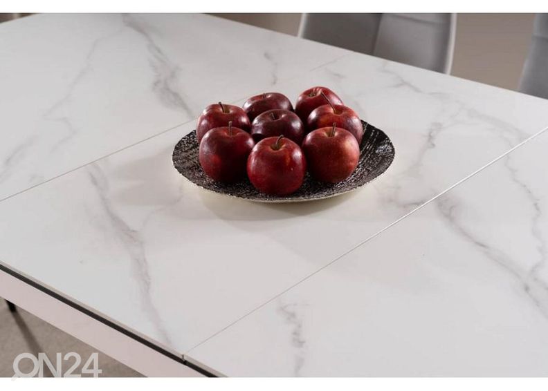 Pikendatav söögilaud Apollo 120-160x80 cm suurendatud