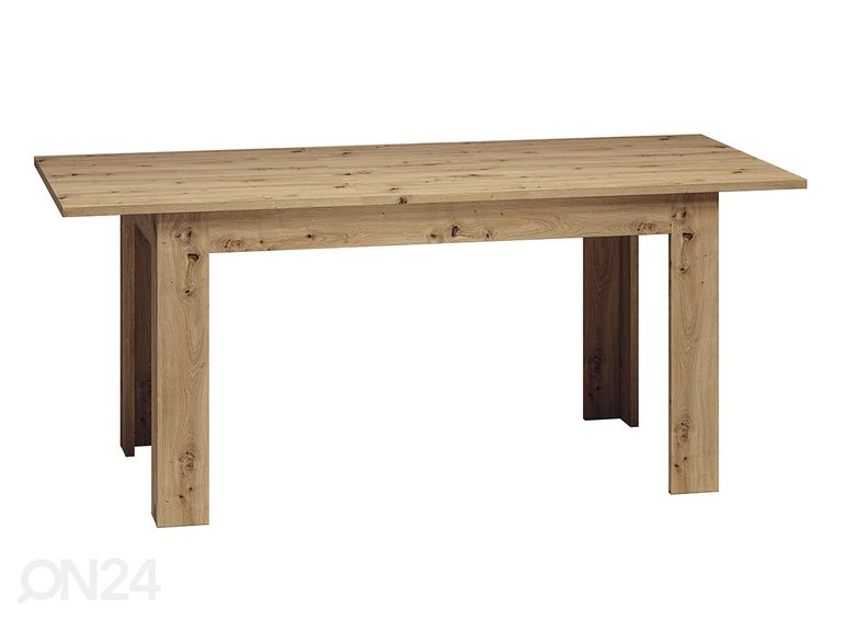 Pikendatav söögilaud Artis 82x140/180cm suurendatud