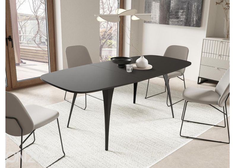 Pikendatav söögilaud Artur 90x160-198 cm suurendatud