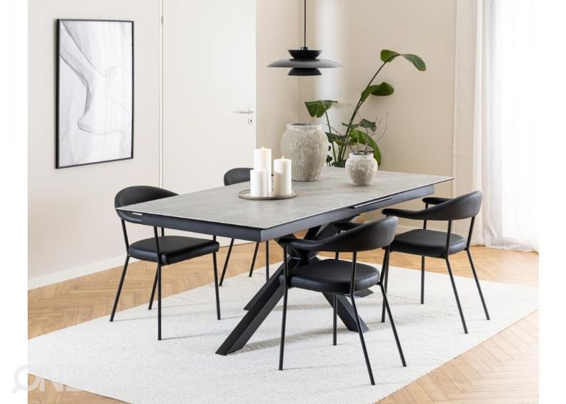 Pikendatav söögilaud Beira 100x200/240 cm suurendatud