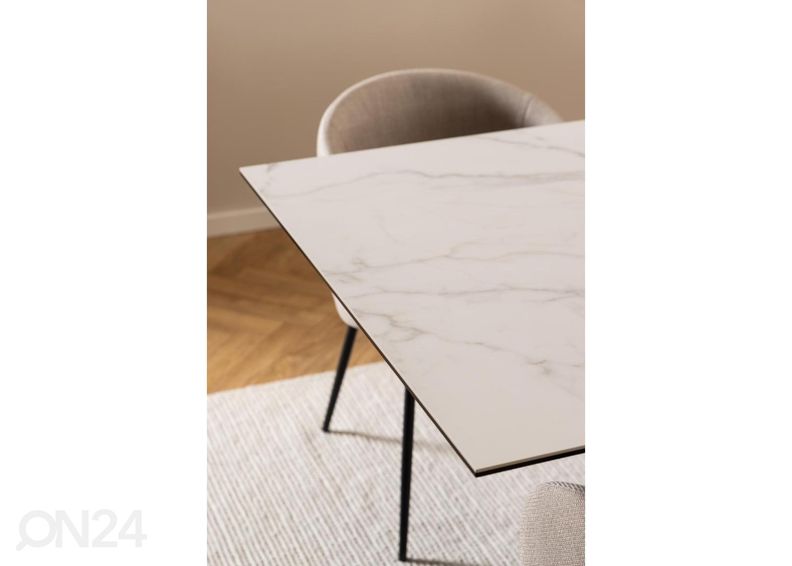 Pikendatav söögilaud Beira 100x200/240 cm suurendatud