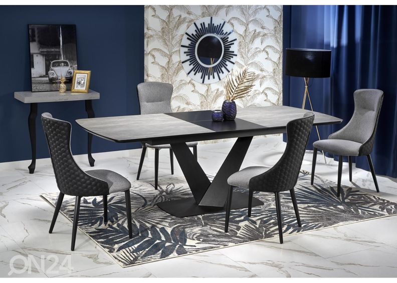 Pikendatav söögilaud Boston 180-230x76 cm suurendatud