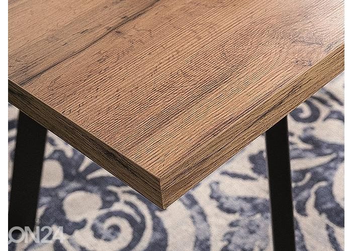 Pikendatav söögilaud Brick 120-160x80 cm suurendatud