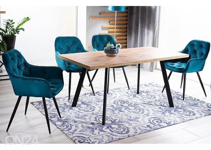 Pikendatav söögilaud Brick 120-160x80 cm suurendatud