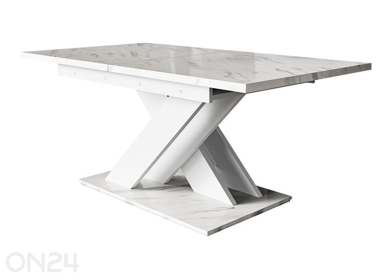 Pikendatav söögilaud Bronx 80x140/180 cm suurendatud