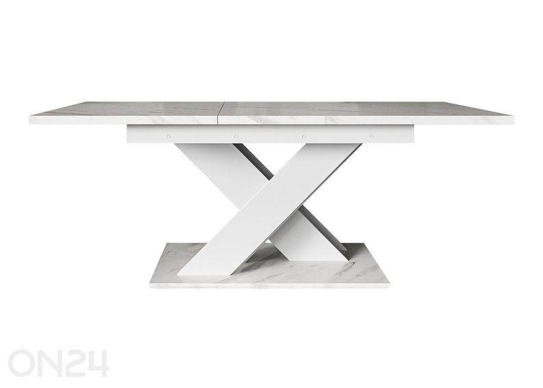 Pikendatav söögilaud Bronx 80x140/180 cm suurendatud