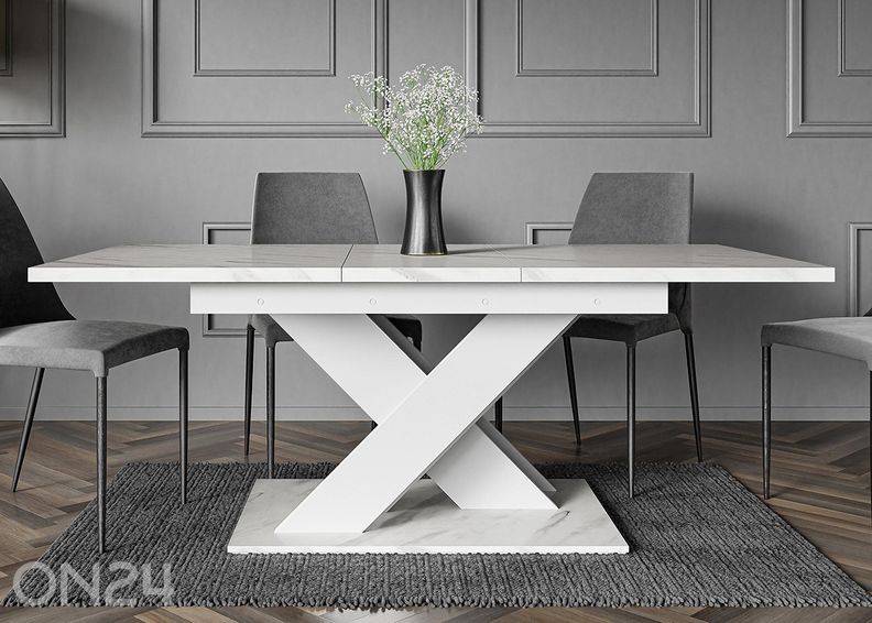 Pikendatav söögilaud Bronx 80x140/180 cm suurendatud