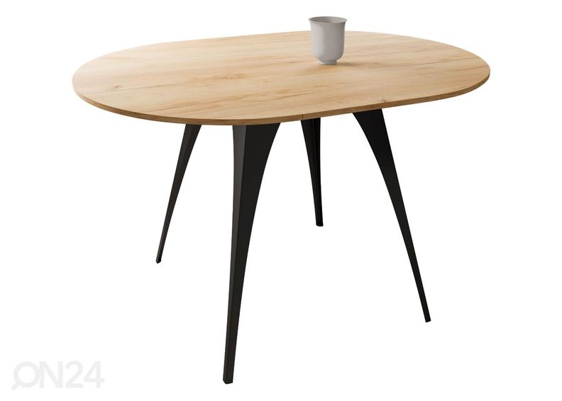 Pikendatav söögilaud Carmen 100x100-138 cm suurendatud