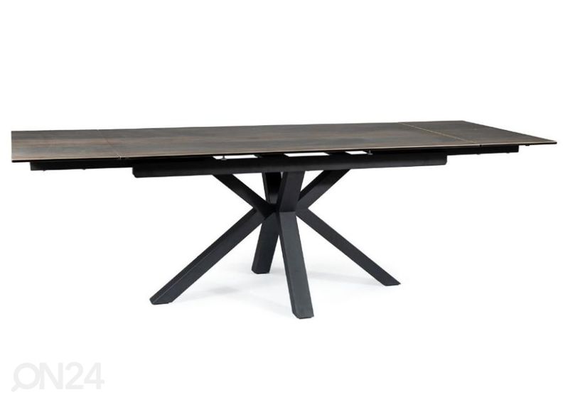 Pikendatav söögilaud Christopher 160-240x90 cm suurendatud