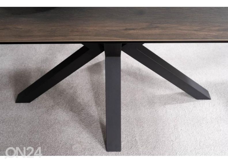 Pikendatav söögilaud Christopher 160-240x90 cm suurendatud