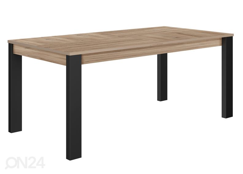 Pikendatav söögilaud Clay 180/237x90 cm suurendatud