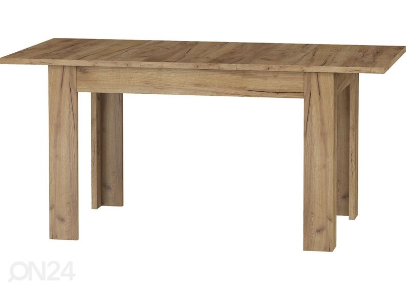 Pikendatav söögilaud Cobhy 120-160x80 cm suurendatud