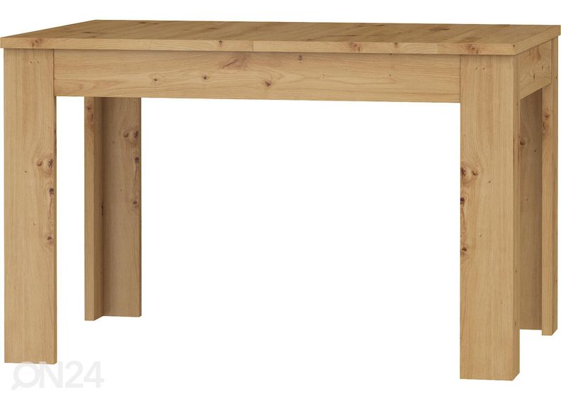 Pikendatav söögilaud Cobhy 120-160x80 cm suurendatud