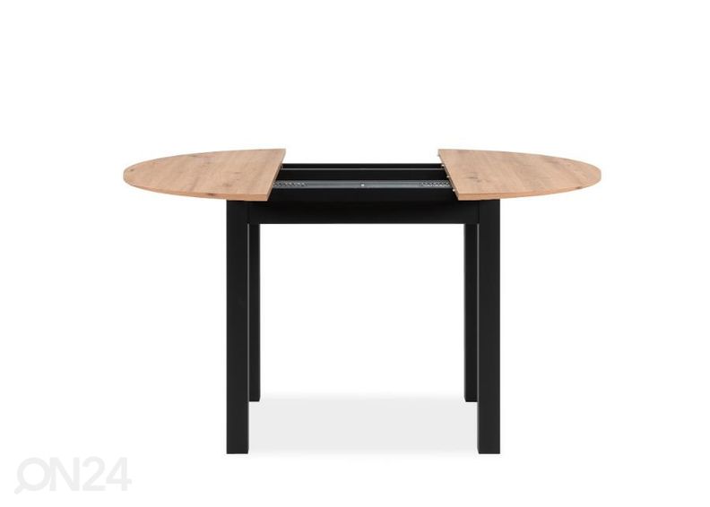 Pikendatav söögilaud Coburg 100/140x100 cm suurendatud