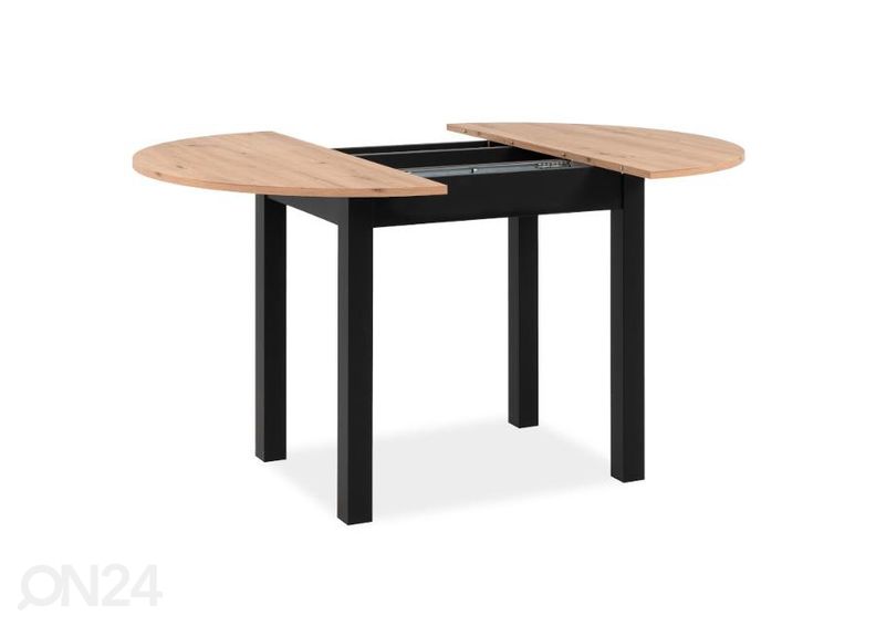 Pikendatav söögilaud Coburg 100/140x100 cm suurendatud