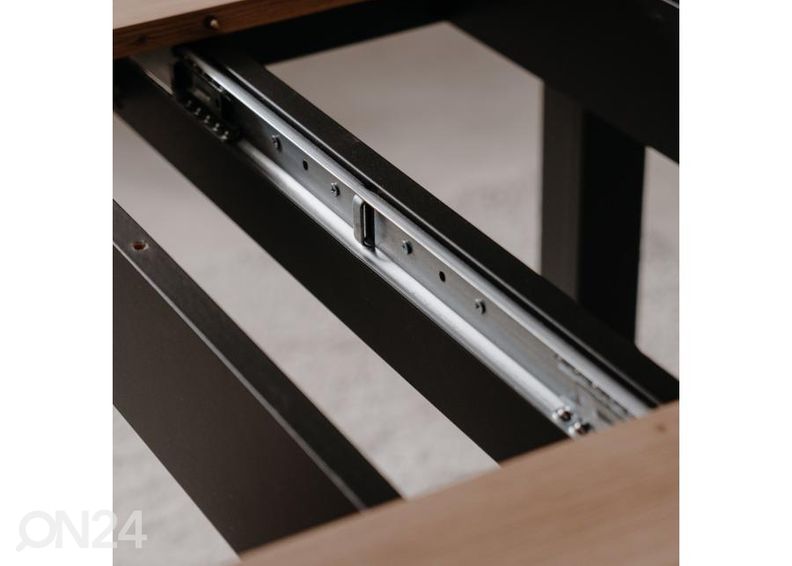 Pikendatav söögilaud Coburg 100/140x100 cm suurendatud