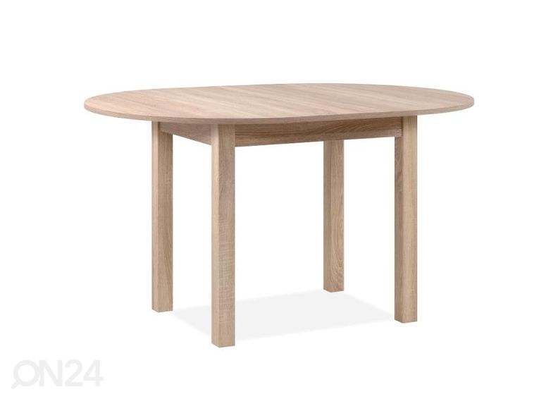 Pikendatav söögilaud Coburg 100/140x100 cm suurendatud