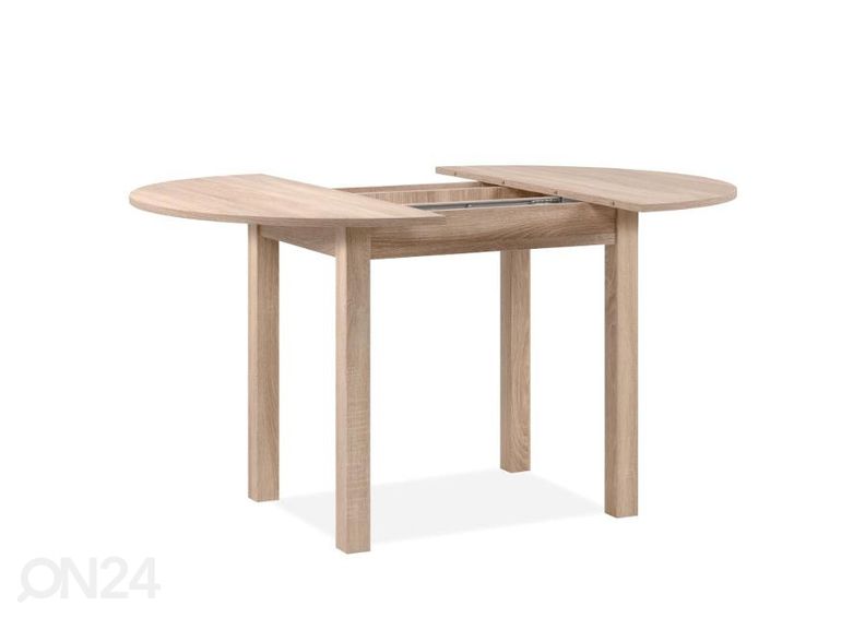 Pikendatav söögilaud Coburg 100/140x100 cm suurendatud