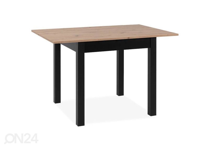 Pikendatav söögilaud Coburg 80/120x80 cm suurendatud