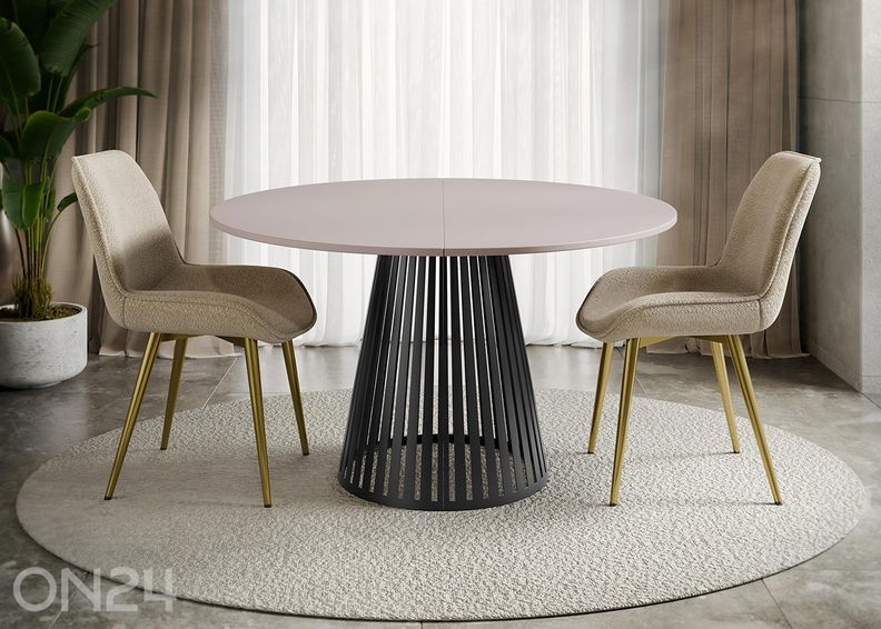 Pikendatav söögilaud Cone 100x100/176 cm suurendatud