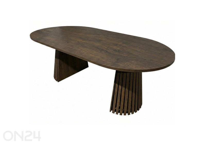 Pikendatav söögilaud Cristelle 120x120/220 cm suurendatud