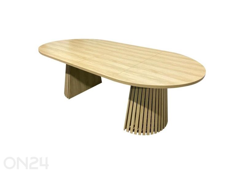 Pikendatav söögilaud Cristelle 120x120/220 cm suurendatud