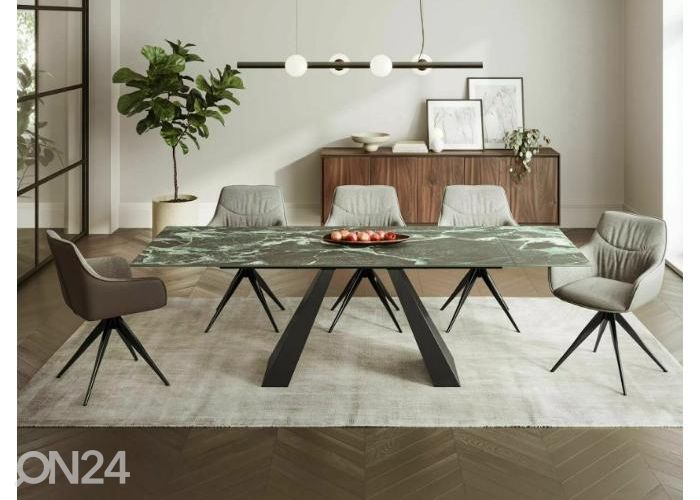 Pikendatav söögilaud Dali 160-240x90 cm suurendatud