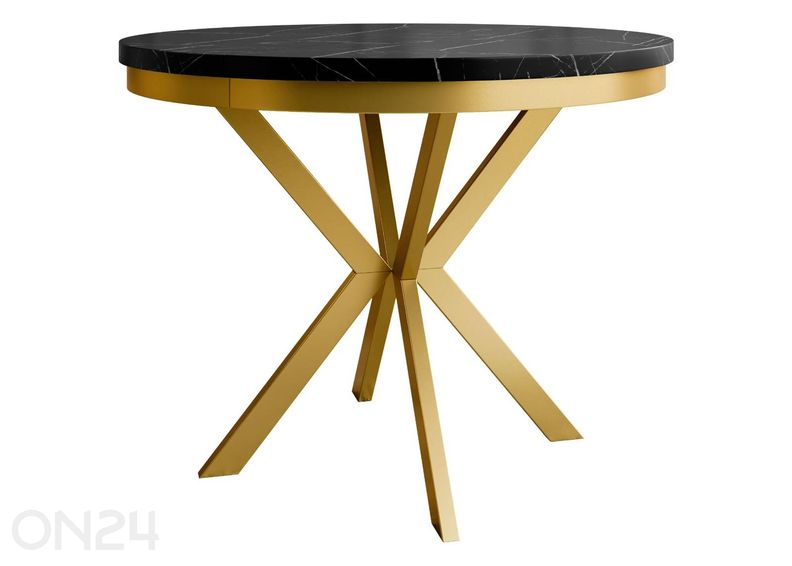 Pikendatav söögilaud Edder 100x100/176 cm suurendatud