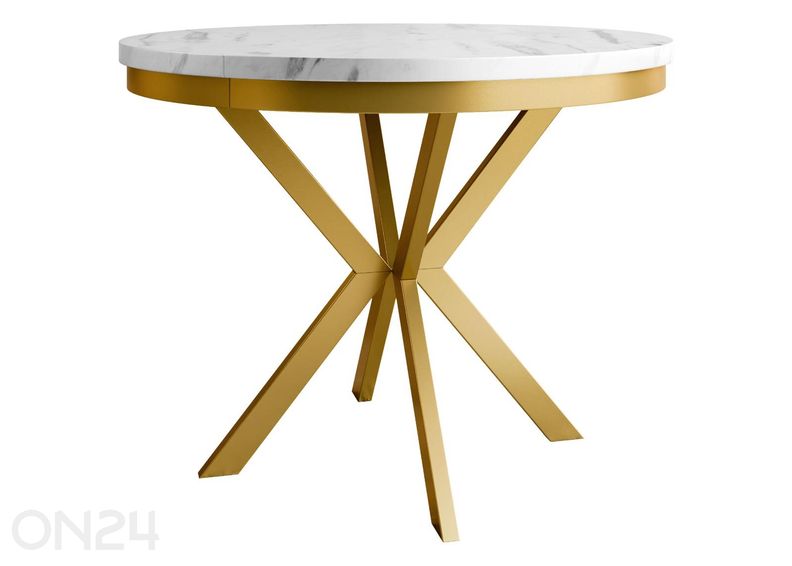 Pikendatav söögilaud Edder 100x100/176 cm suurendatud