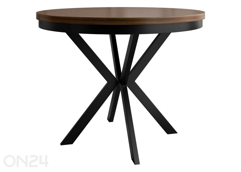 Pikendatav söögilaud Edder 100x100/176 cm suurendatud