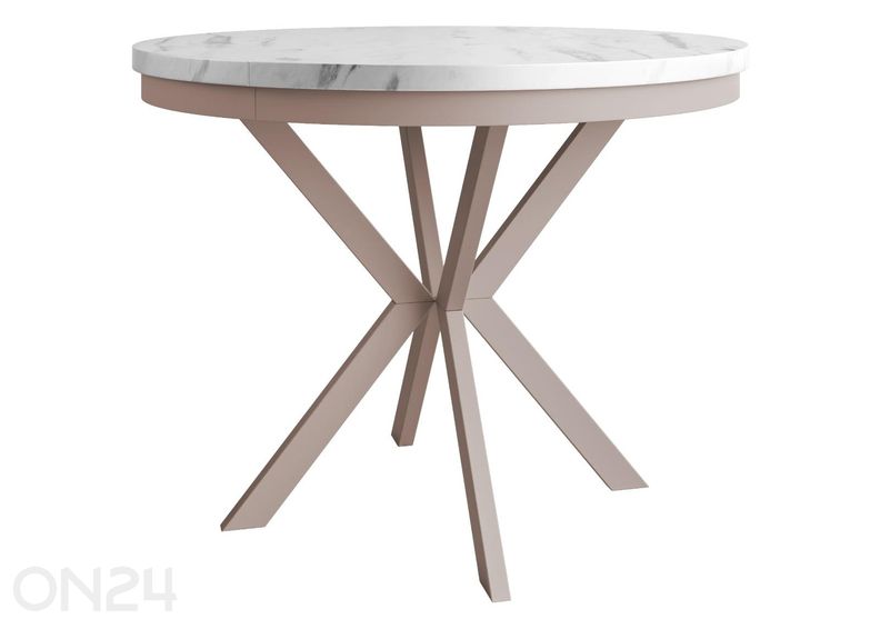 Pikendatav söögilaud Edder 100x100/176 cm suurendatud