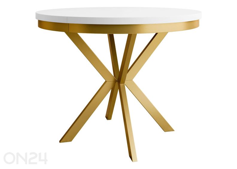 Pikendatav söögilaud Edder 90x90/166 cm suurendatud