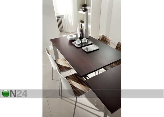 Pikendatav söögilaud Evo 80x130-170 cm suurendatud