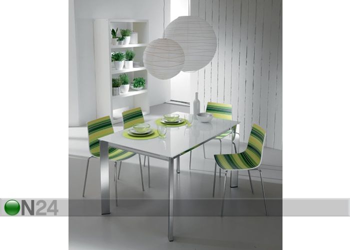 Pikendatav söögilaud Freedom 85x130-190 cm suurendatud