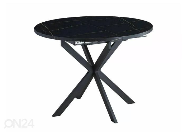 Pikendatav söögilaud Gabrielo 100-135x100 cm suurendatud