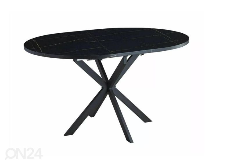 Pikendatav söögilaud Gabrielo 100-135x100 cm suurendatud