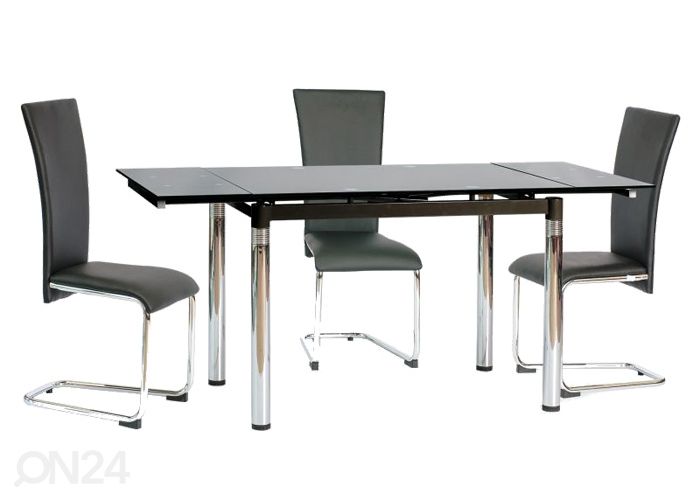 Pikendatav söögilaud Gdansk 74x110-170 cm suurendatud