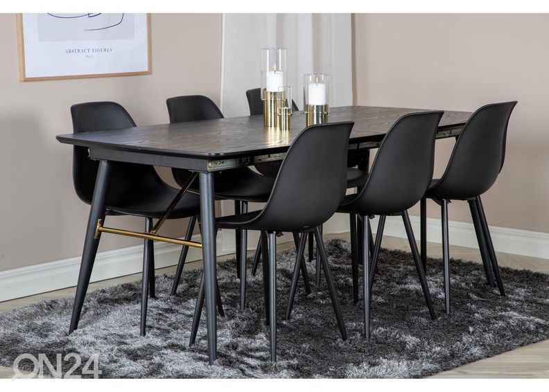 Pikendatav söögilaud Gold 180/220x85 cm suurendatud