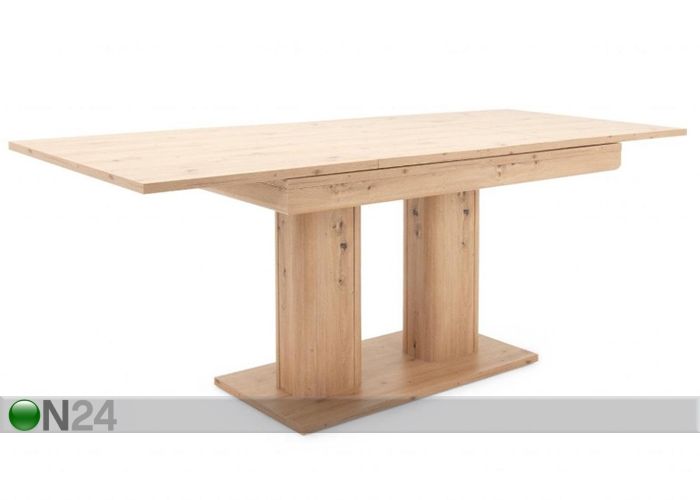 Pikendatav söögilaud Heidelberg 140/220x90 cm suurendatud