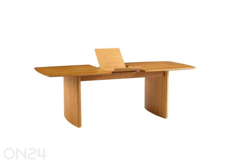 Pikendatav söögilaud Hodee 100x180/220 cm, tamm suurendatud