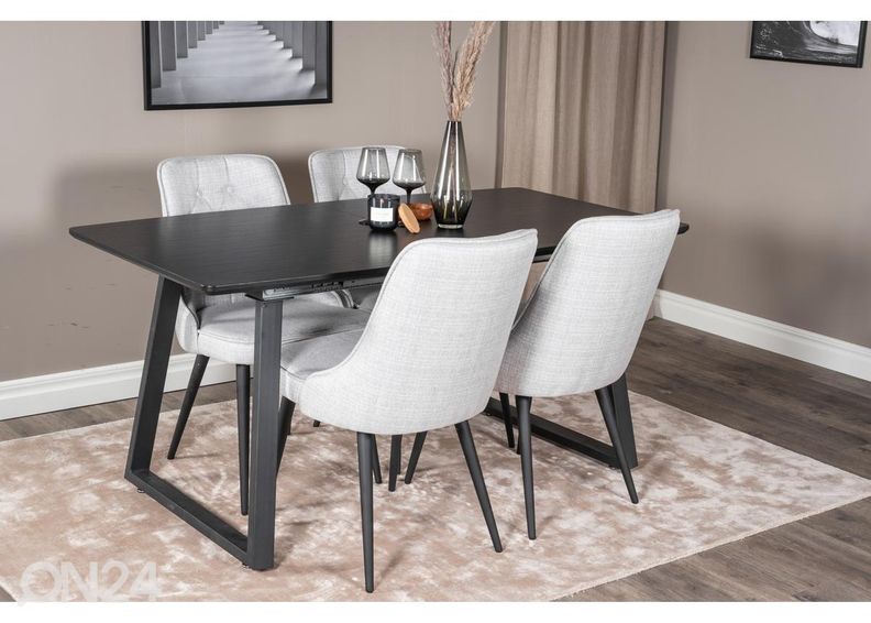 Pikendatav söögilaud Inca 160/200x85 cm suurendatud